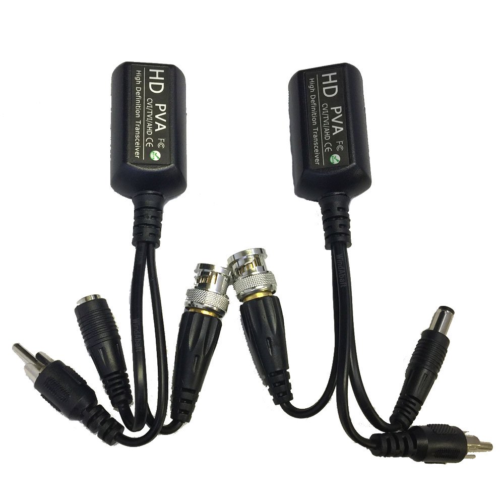 Amazon | 防犯カメラ LANコネクター balun バラン 映像 電源